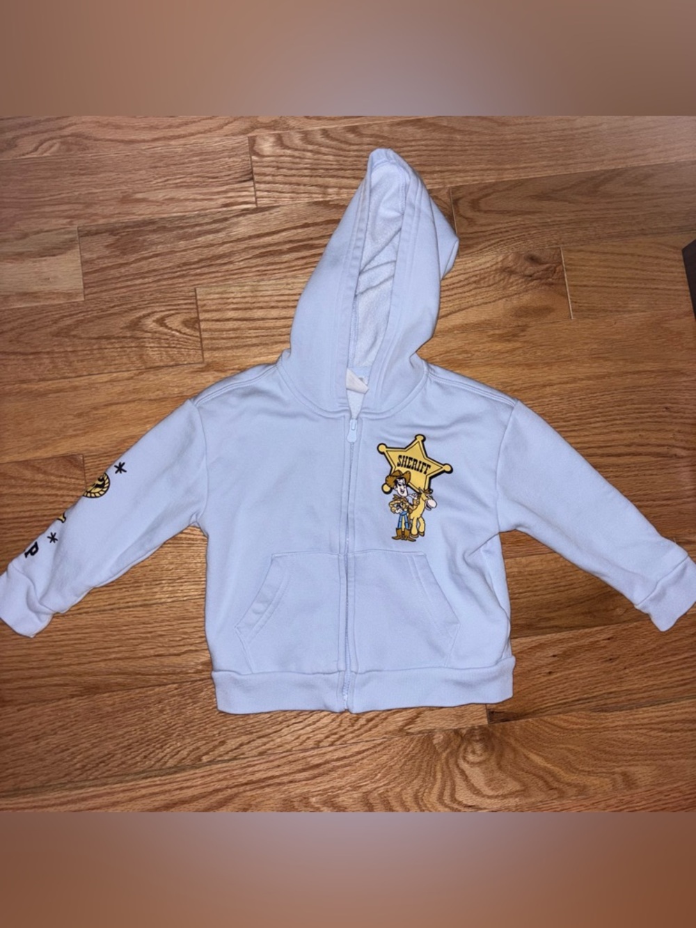 GAP Blue Toy Story Woody Zip Hoodie